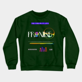 Rainbow Of God Transparent Crewneck Sweatshirt